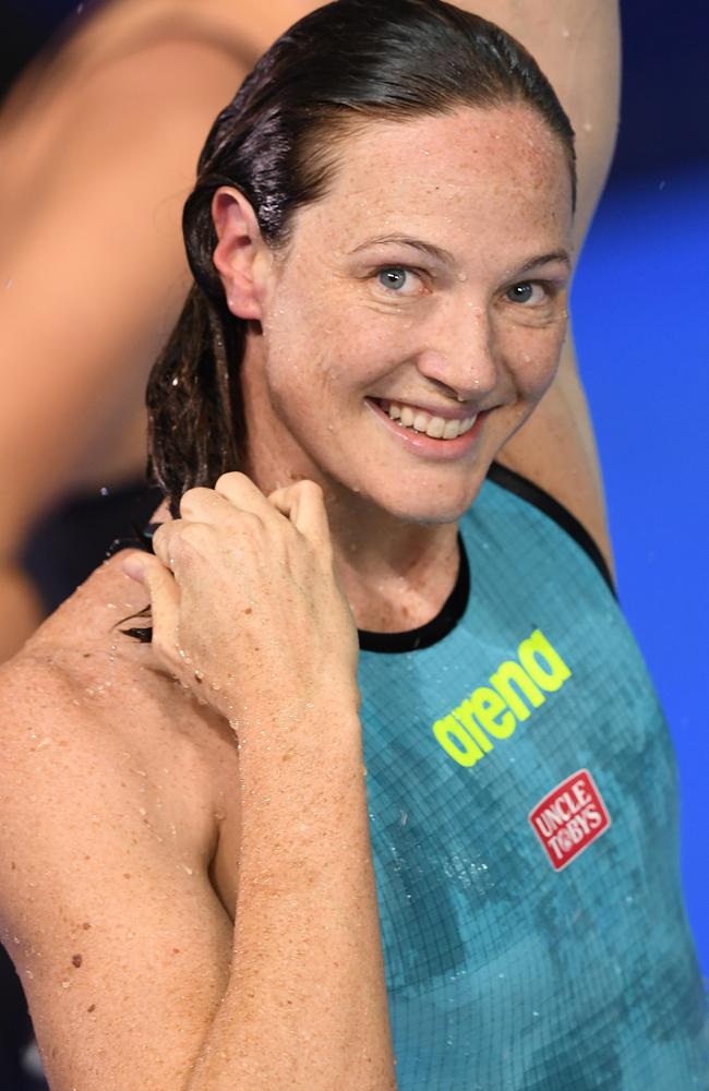 Cate Campbell took three events on the Gold Coast.