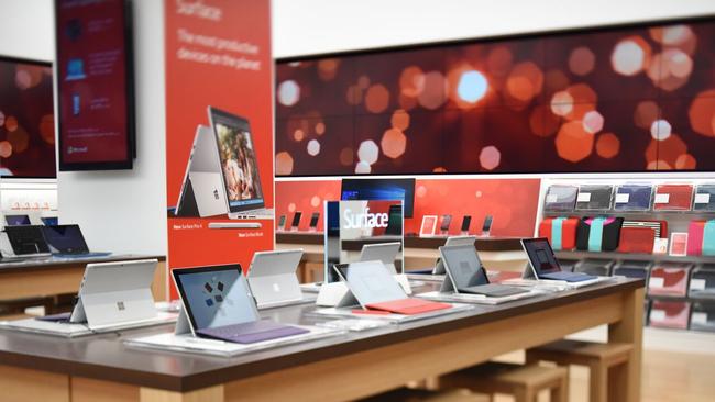 Inside Microsoft’s retail store, Sydney