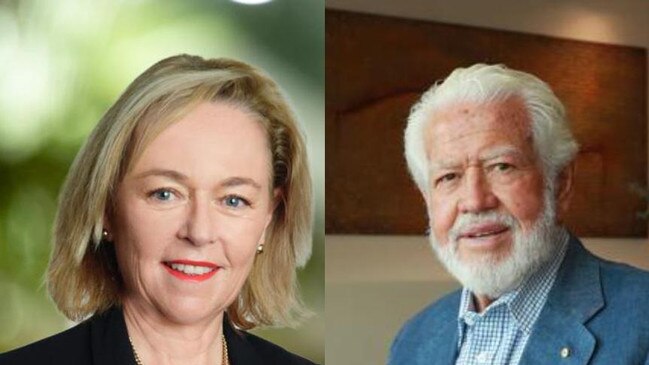 High profile feud: Anne Templeton Jones and Marcus Blackmore.