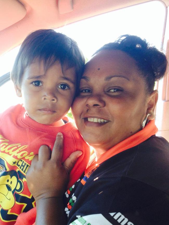 Mellissa Kennedy, who is asthmatic, and her son Tyson both have Covid. Picture: Supplied