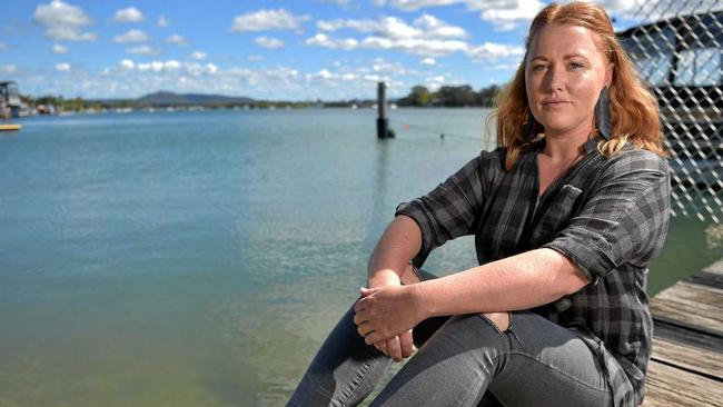 SHOCK ABUSE: Eumundi woman Katie Johnston says she was attacked for her appearence at the beach. Picture: Warren Lynam