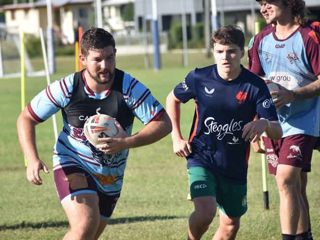 CQ Capras under-16, under-18, under-21 and senior men training at Kettle Park, Rockhampton, on December 3, 2022.