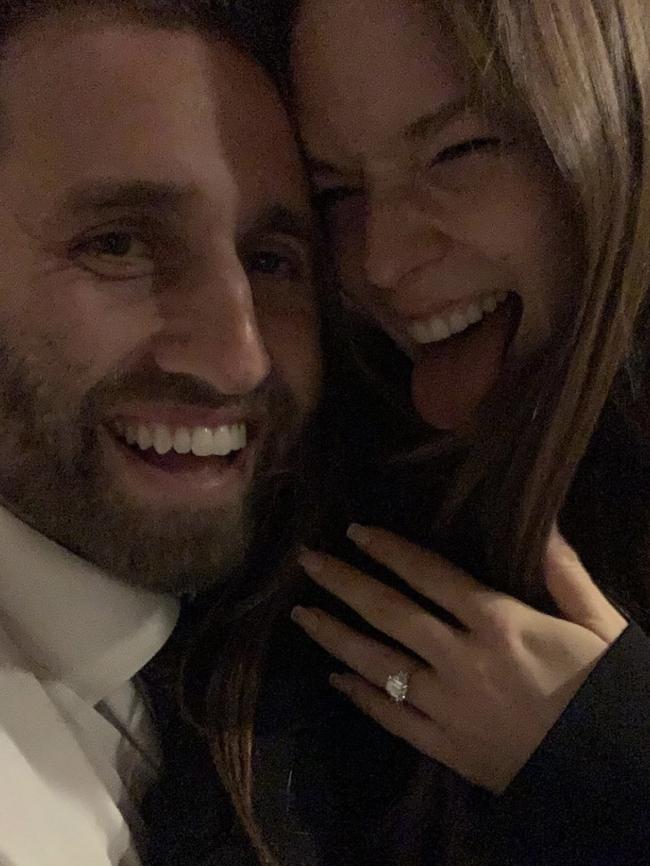 Georgia Geminder is engaged to Matthew Danos. Pic: Instagram