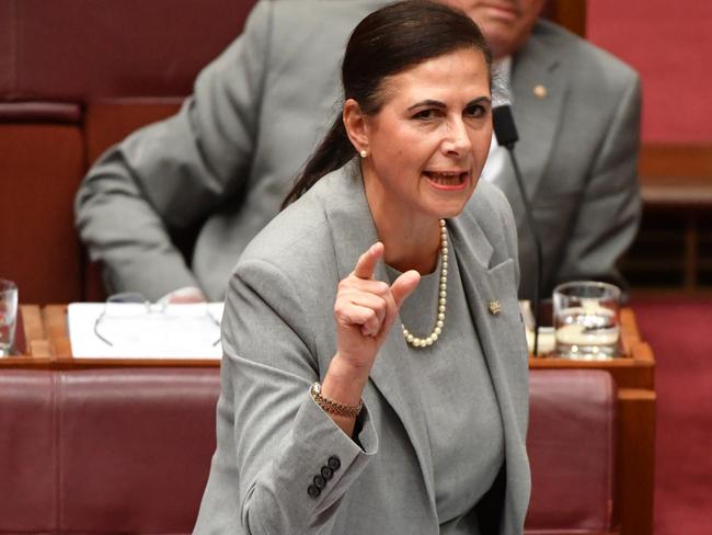 Senator Concetta Fierravanti-Wells said the original allegations against Cardinal Pell ‘first surfaced in the Italian media from Vatican sources’. Picture: AAP Image/Mick Tsikas)