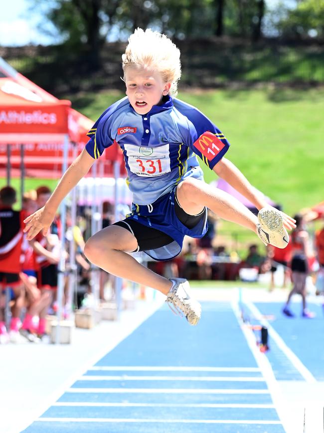 Queensland Little Athletics State Relay Championships. Saturday December 2, 2023. Picture, John Gass