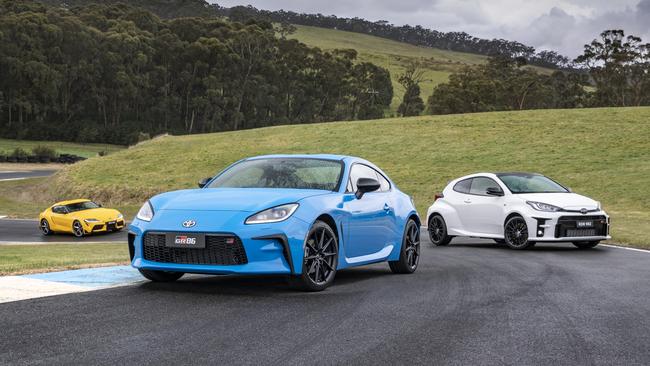 Toyota offers a broad range of performance cars, including the Supra, GR86 and GR Yaris.
