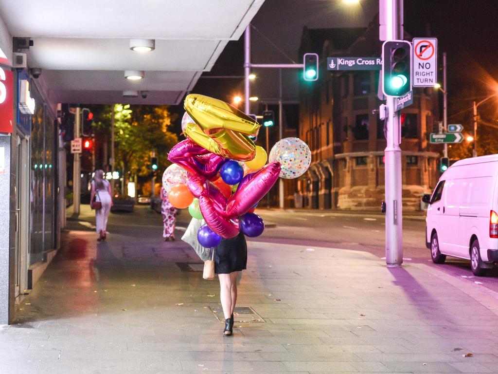 More balloons than revellers. Picture: Flavio Brancaleone