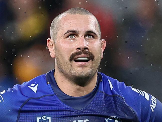 SYDNEY, AUSTRALIA - MAY 10: Reagan Campbell-Gillard of the Eels reacts during the round 10 NRL match between Parramatta Eels and Brisbane Broncos at CommBank Stadium on May 10, 2024, in Sydney, Australia. (Photo by Brendon Thorne/Getty Images)