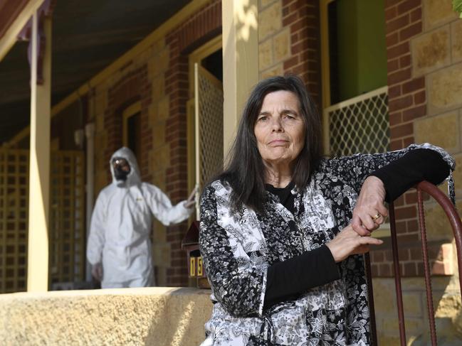 Yvonne Lacey became sick when she moved into a home that was contaminated by meth residue. Picture: Naomi Jellicoe