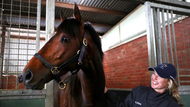 The Chosen One with foreman Aleisha Legg. Picture: Kelly Defina/Getty Images