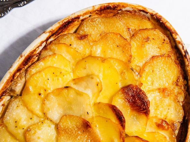 A golden, creamy pot of potato goodness so good it can be eaten on its own. Picture: Nikki To