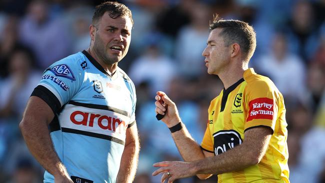 Cronulla’s captain is staying put. Picture; Mark Kolbe/Getty Images