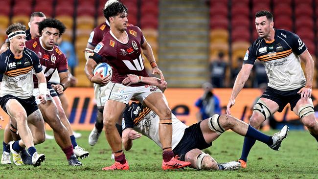 Jordan Petaia and the Reds have been using Suncorp Stadium. Picture: Bradley Kanaris/Getty Images