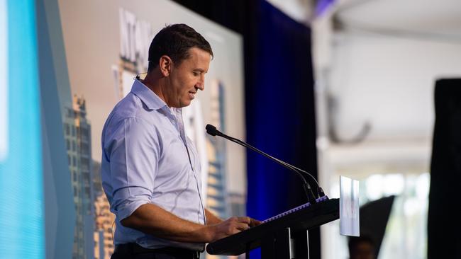 Matt Cunningham at the NT News Futures Northern Territory forum 2024. Picture: Pema Tamang Pakhrin