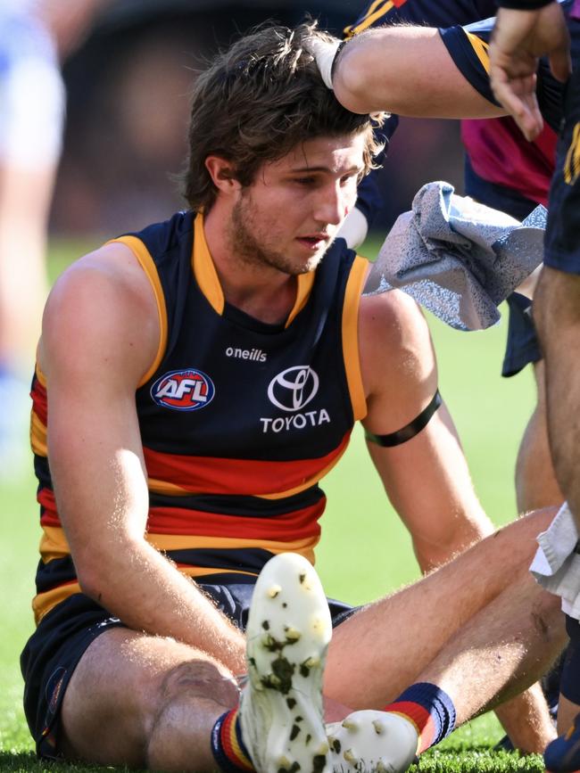 First-choice defender Jordan Butts will miss due to concussion. Picture: Mark Brake/Getty Images