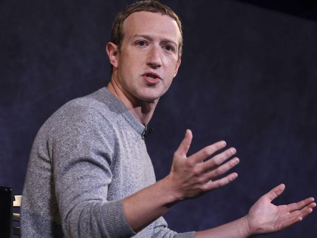 Facebook CEO Mark Zuckerberg’s approach to illegal or disturbing content is inadequate. Picture: Drew Angerer/Getty/AFP