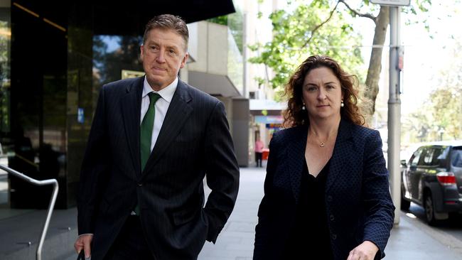 NSW Premier Gladys Berejiklian former chief of staff Sarah Cruickshank leaves the ICAC hearing into Daryl Maguire in Sydney. Picture: NCA NewsWire/Bianca De Marchi