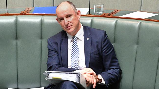 Assistant Treasurer Stuart Robert during Question Time in the House of Representatives at Parliament House in Canberra, Thursday, September 20, 2018. (AAP Image/Mick Tsikas) NO ARCHIVING