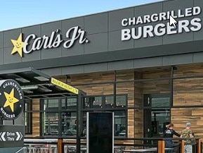 Carl's Jr burger joint in Cranbourne