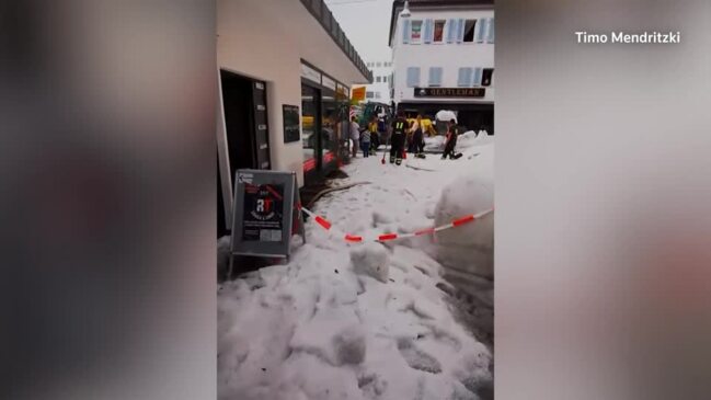 Hail brings sudden winter to German city