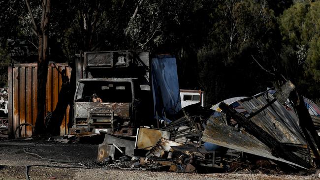 The old Adventureland amusement park on Camden Valley Way, which was damaged in a fire on Wednesday afternoon. Picture: Jane Dempster