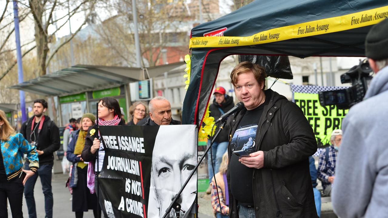 Recent polls show 79 per cent of Australians support Mr Assange’s freedom. Picture: NCA NewsWire / Nicki Connolly