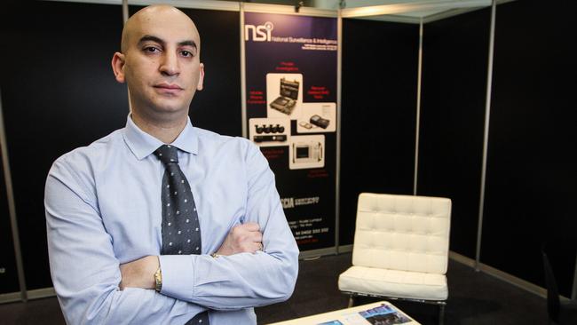 NSI Global Counter Intelligence chief executive Navid Sobbi said there has been an increase in demand from parents for private investigators. Picture: Attila Szilvasi.