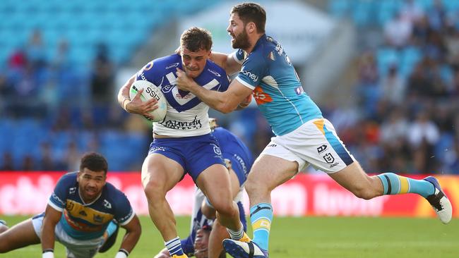 He might be playing for the Bulldogs, but Aaron Schoupp could be a great mid-season cheapie. Picture: Getty Images.