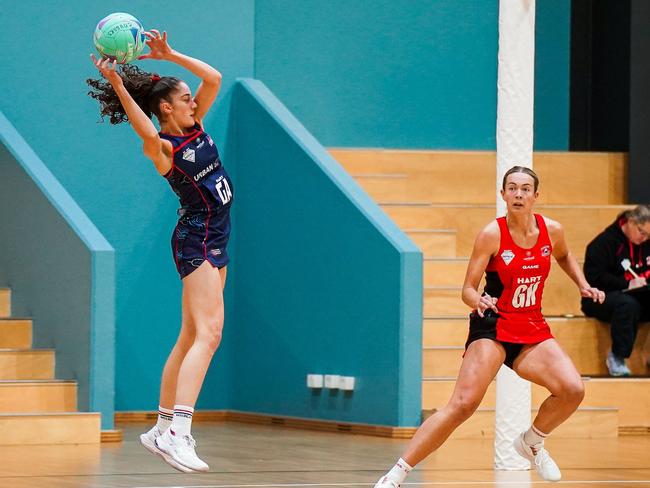 Wildcats netball in HART Sapphire Series, pictured: Kayla Anderson Credit: KWP Studios Flagstone