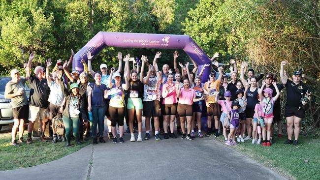 114 walkers and runners have raised more than $20,000 for the Far North Queensland Hospital Foundation in this year's BDO Arrow Experience, running and walking the arrow tracks on Mt Whitfield for charity. The proceeds from this year's event will go towards the purchase of a new surgical robot for the Cairns Hospital. Picture: Brendan Radke