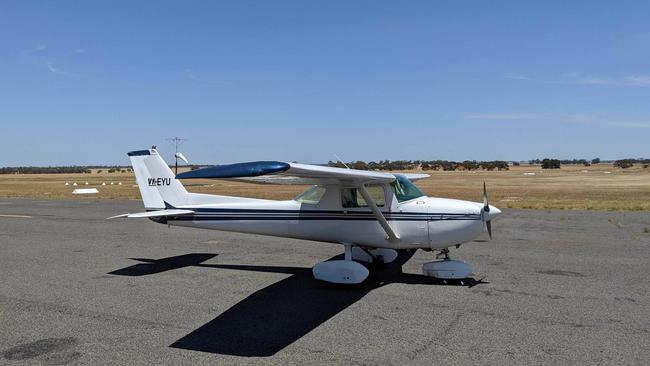 Cessna 150 VH-EYU, the plane involved in the crash. Picture: Bacchus Marsh Aero Club