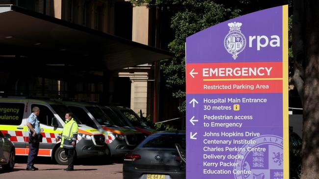 Royal Prince Alfred Hospital (RPA) in Camperdown. Picture: NCA NewsWire / Damian Shaw