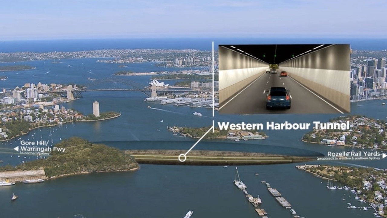 The Western Harbour Tunnel is set to open in 2028. Picture: Transport for NSW