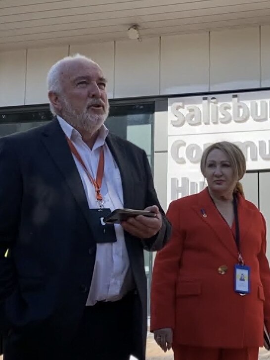 City of Salisbury chief executive John Harry and Mayor Gillian Aldridge. Picture: Brinley Duggan