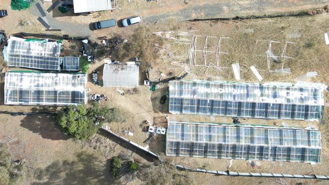 A sprawling $11m cannabis operation in the state’s northwest has been busted. Picture: Victoria Police