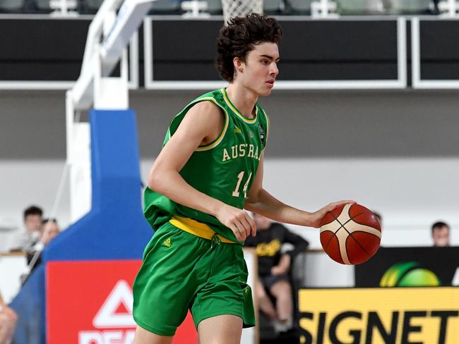 Giddey knows more opportunities to play for his country will come in the future despite not being involved in the Boomers’ medal-winning Olympics campaign. Picture: Bradley Kanaris/Getty Images