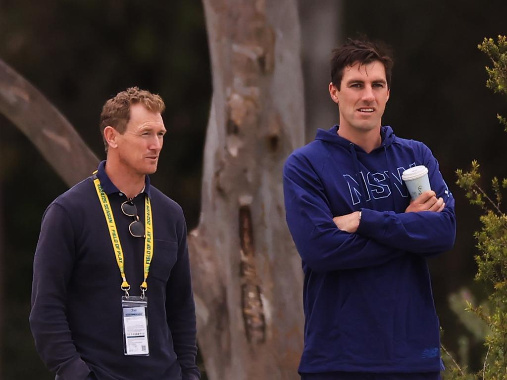 The claim that selectors, especially George Bailey (left), are too close to the players is one that Tim Paine strongly disagrees with. Picture: Getty Images