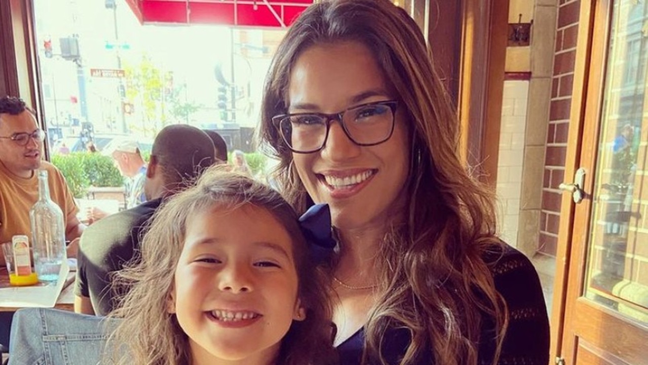 Julianna Pena with her daughter. Photo: Instagram