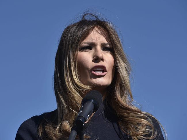 Melania Trump encouraged her husband to run for president. Picture: AFP/MANDEL NGAN