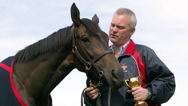 Makybe Diva won the 2003 Melbourne Cup for trainer David Hall.