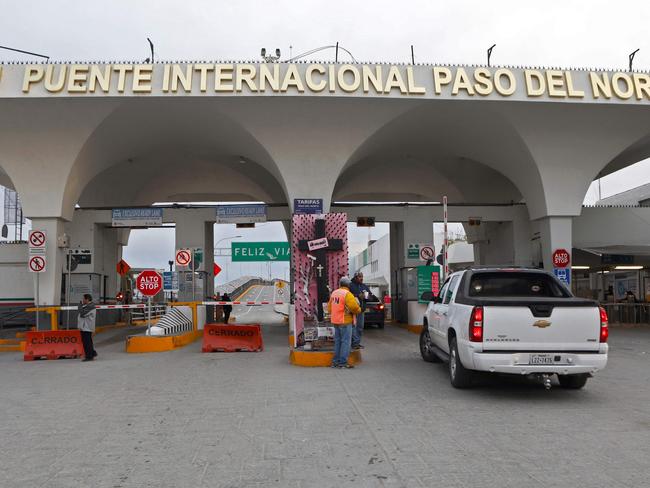 The US will open its Mexican land border to vaccinated travellers in early November. Picture: AFP