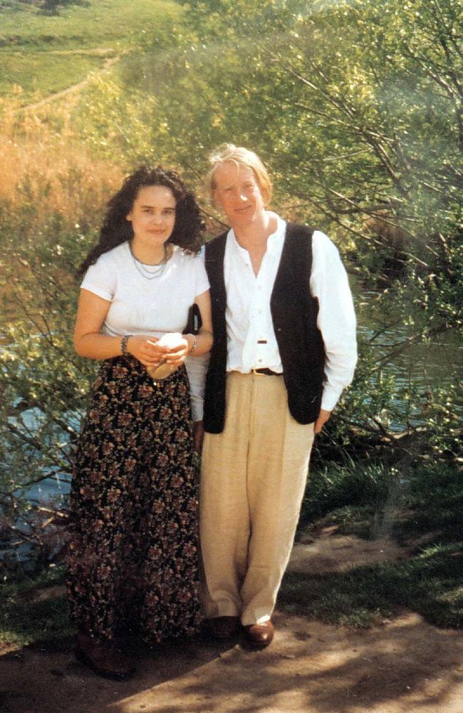 Jenetta Hoani with Martin Bryant, who she said frightened her with his behaviour prior to her breaking up with him.
