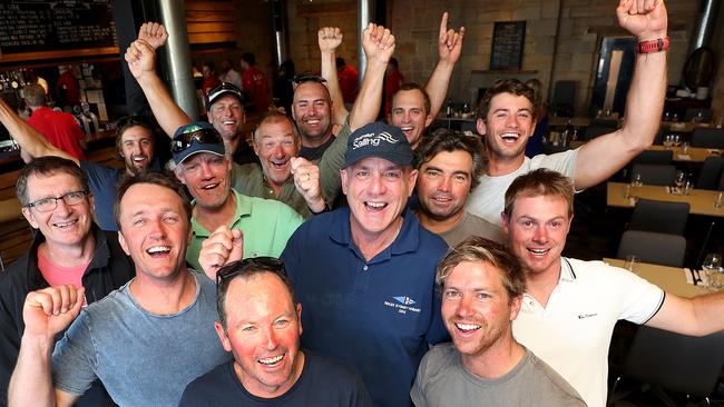 Ichi Ban skipper Matt Allen and crew celebrating their overall win in 2017.