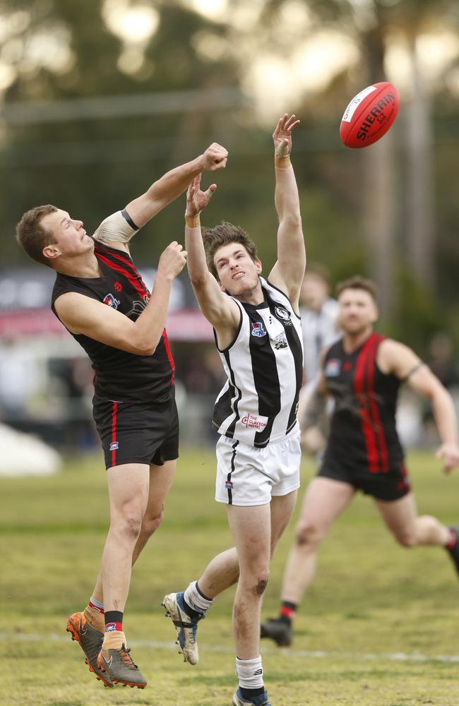 Hampton Park defender and Southern league media personality Jackson Fry makes a bid for the golden fist award.