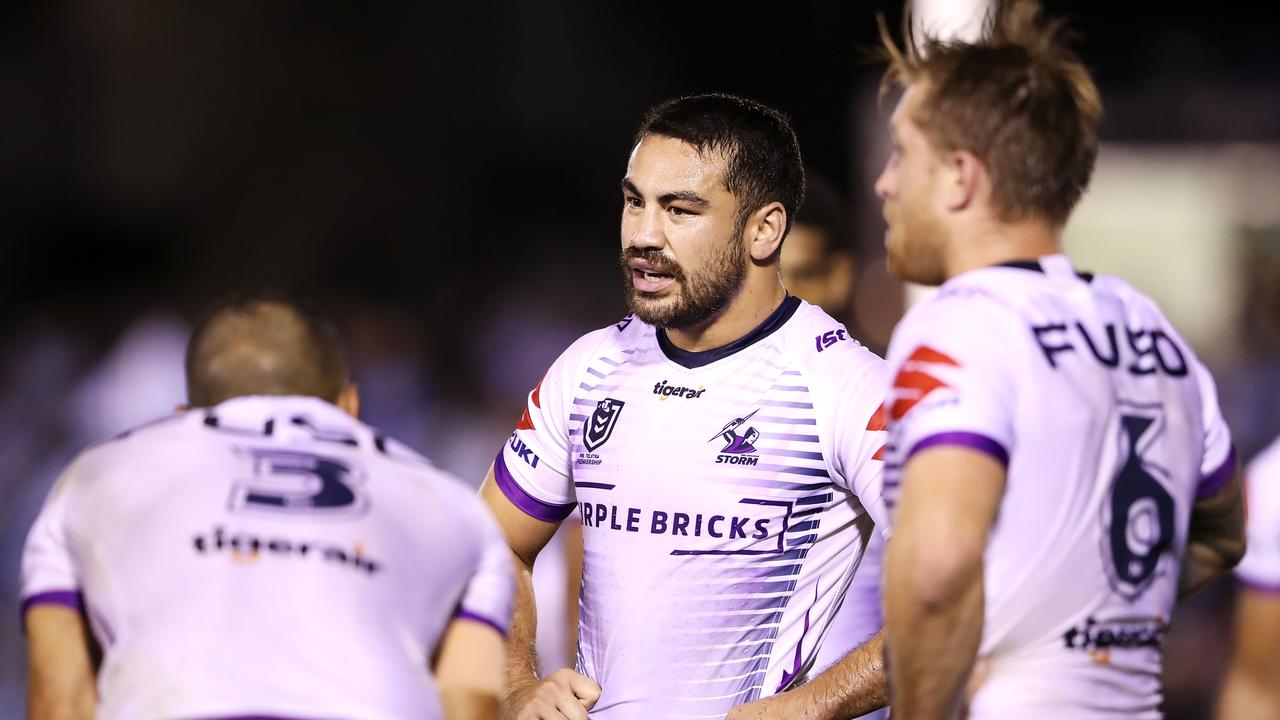 Storm coach Craig Bellamy has ripped into his players after their loss to the Sharks.