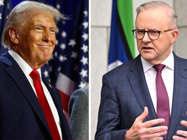 (16x9) DONALD TRUMP x ANTHONY ALBANESE SPLIT(4x3) DONALD TRUMP x ANTHONY ALBANESE SPLIT