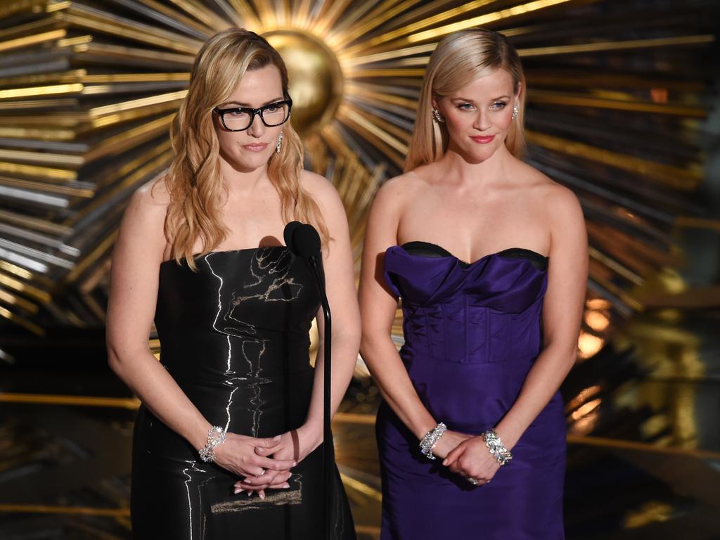 The duo presented an award together at the Oscars in 2016. Picture: Kevin Winter/Getty Images