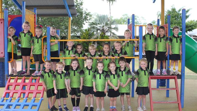 BERRY SPRINGS PRIMARY SCHOOL: TRANSITION ANDREW. BACK ROW (L-R): Courtney Bate, Elsey Thompson, Charlee Goodrem, Remi Bainbridge, Evie Foster, Akira O’Shea, Will Franklin, Molpriya Ryan, Jock McKenzie, William Fauntleroy, Saffron Rose, Taylor Dewar, Miranda Fisher. FRONT ROW (L-R): James Deveraux, Cooper Whitehurst, Lillyarna Foster, Mya Kavanagh, Lexi Dyer,Matilda Darley, Cooper Huppatz, Mckayla South. ABSENT: Digby Tugwell, Archer Tugwell, Billie Walker