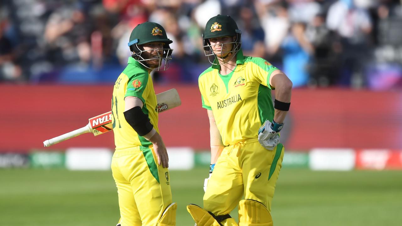 David Warner and Steve Smith were met with heavy boos in Australia’s first World Cup match.