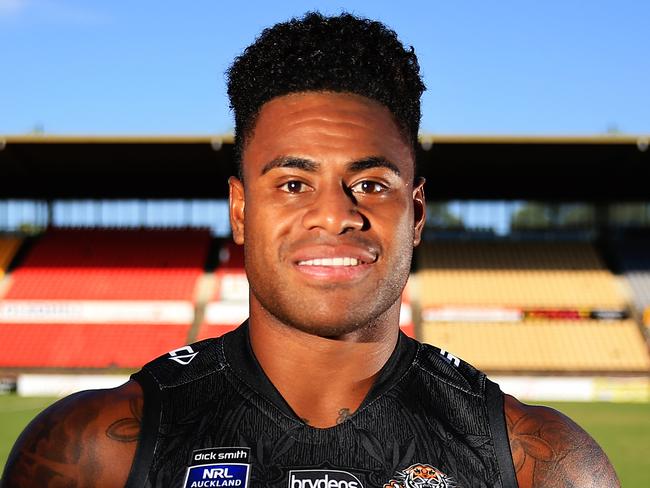 Kevin Naiqama , new Wests Tigers signing from Penrith, pictured at Concord Oval. Kevin will be playing in the Auckland Nines. pic Mark Evans